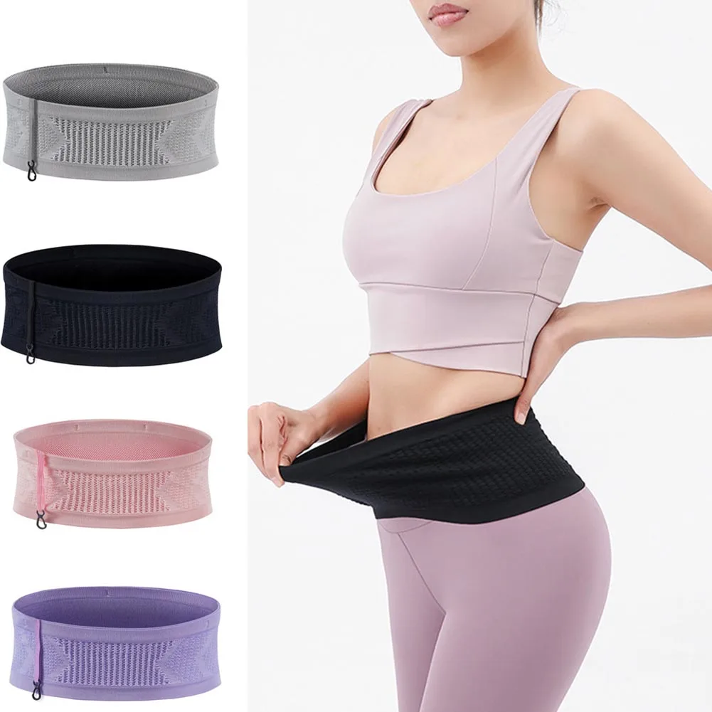 Weight Belt Lifting - Seamless Invisible Running Waist Belt Bag