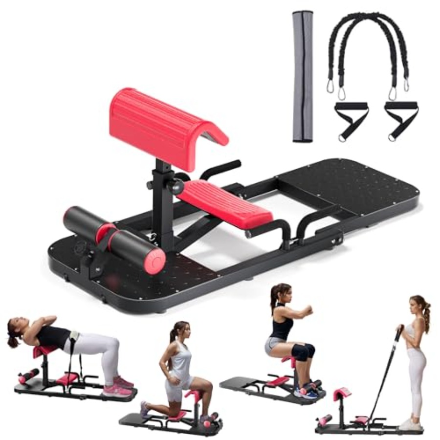 Home Gym Hip Thrust Machine - Hip Thrust Squat Machine for Home