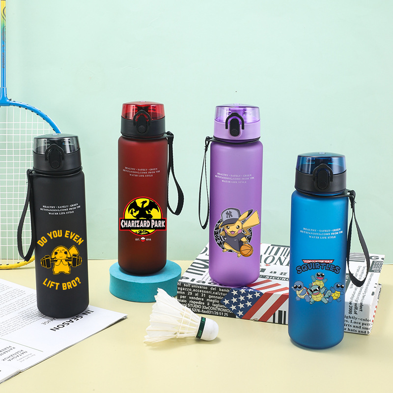 Home Gym House - 650ml Pokemoned Girl Boy Sports Water