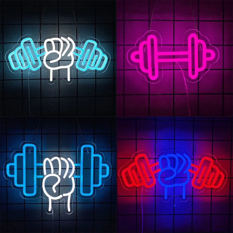 Home Gym Neon Sign - Fitness Series Accessories for Home Decor