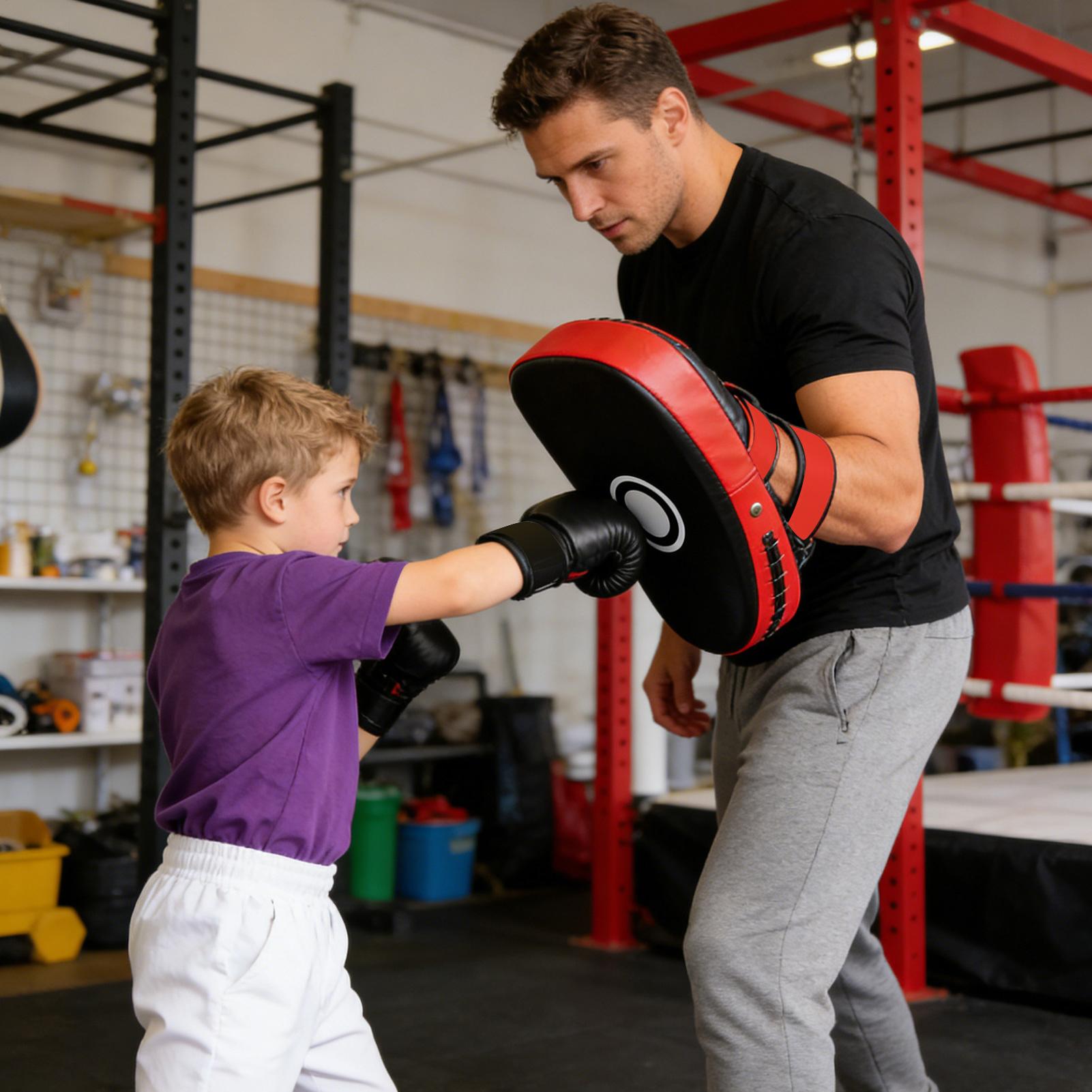 PU Leather Boxing Pads Curved  - Home Gym Equipment reseña y precio