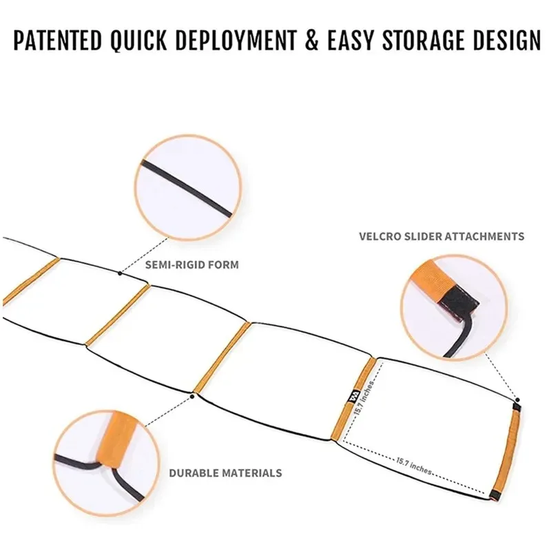 Dual-Purpose Soccer Training J - Agility Ladder Speed reseña y precio