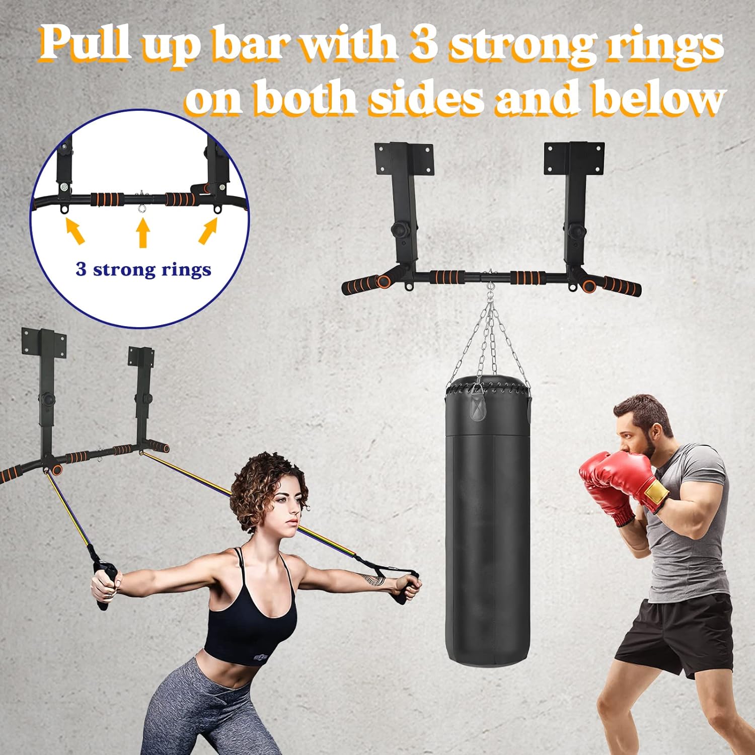 Wall Mounted Dip Station Pull- - Home Gym Wall reseña y precio