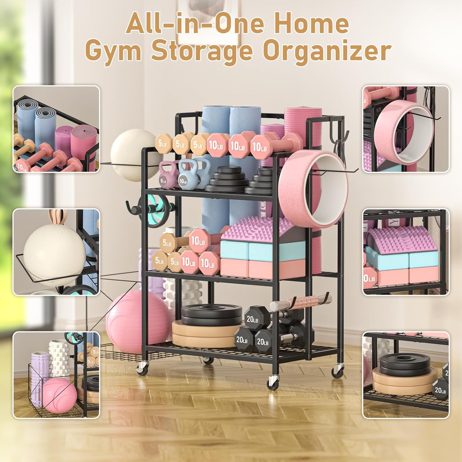 Home Gym Storage, No Material  - Home Gym Equipment reseña y precio