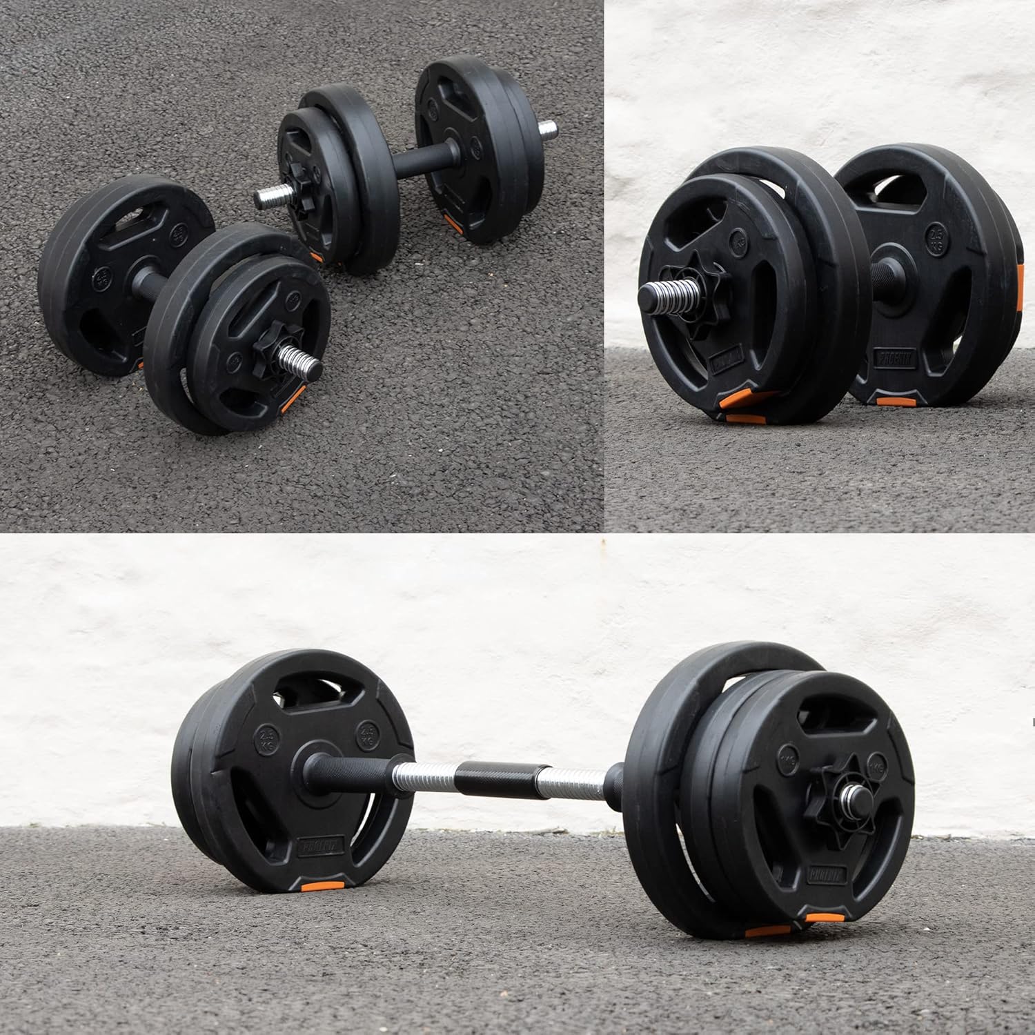 Adjustable 2-in-1 Dumbbell Bar - Home Gym Equipment reseña y precio