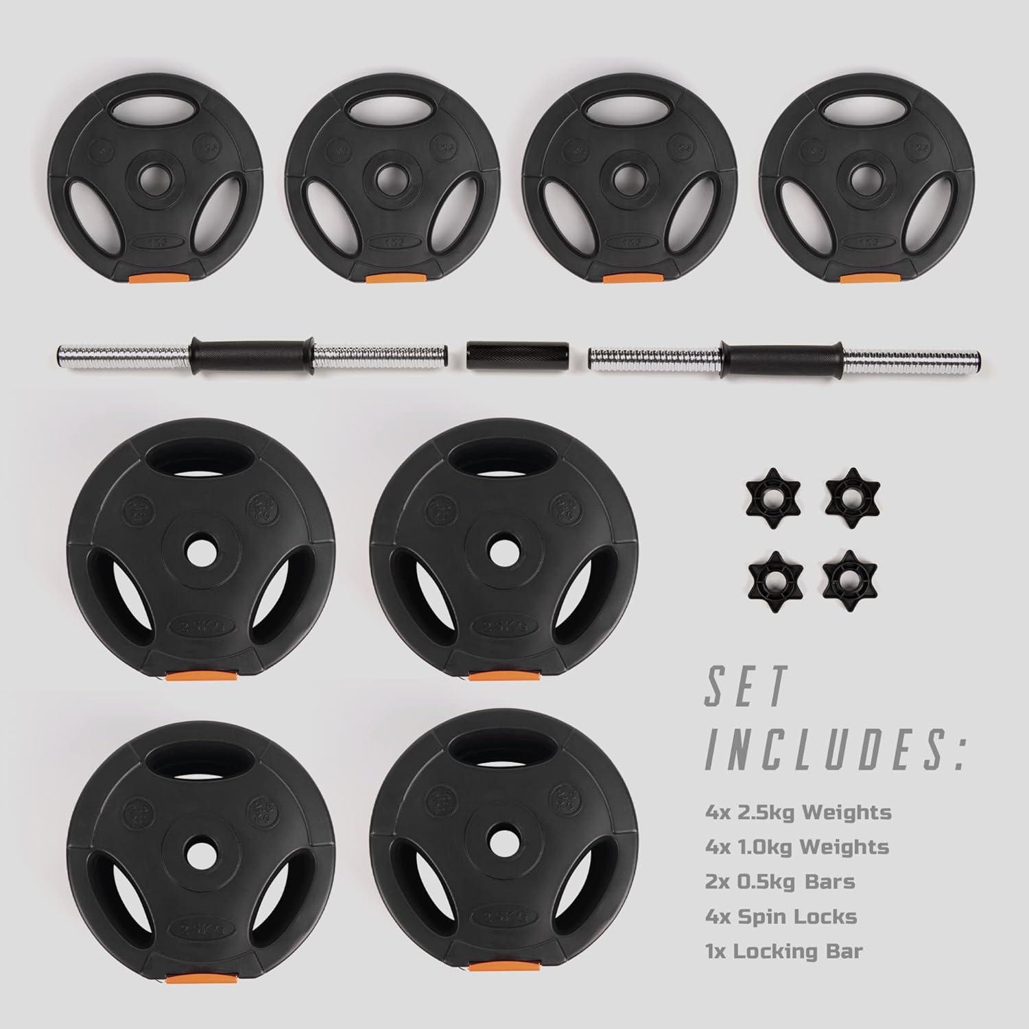 Adjustable 2-in-1 Dumbbell Bar - Home Gym Equipment reseña y precio