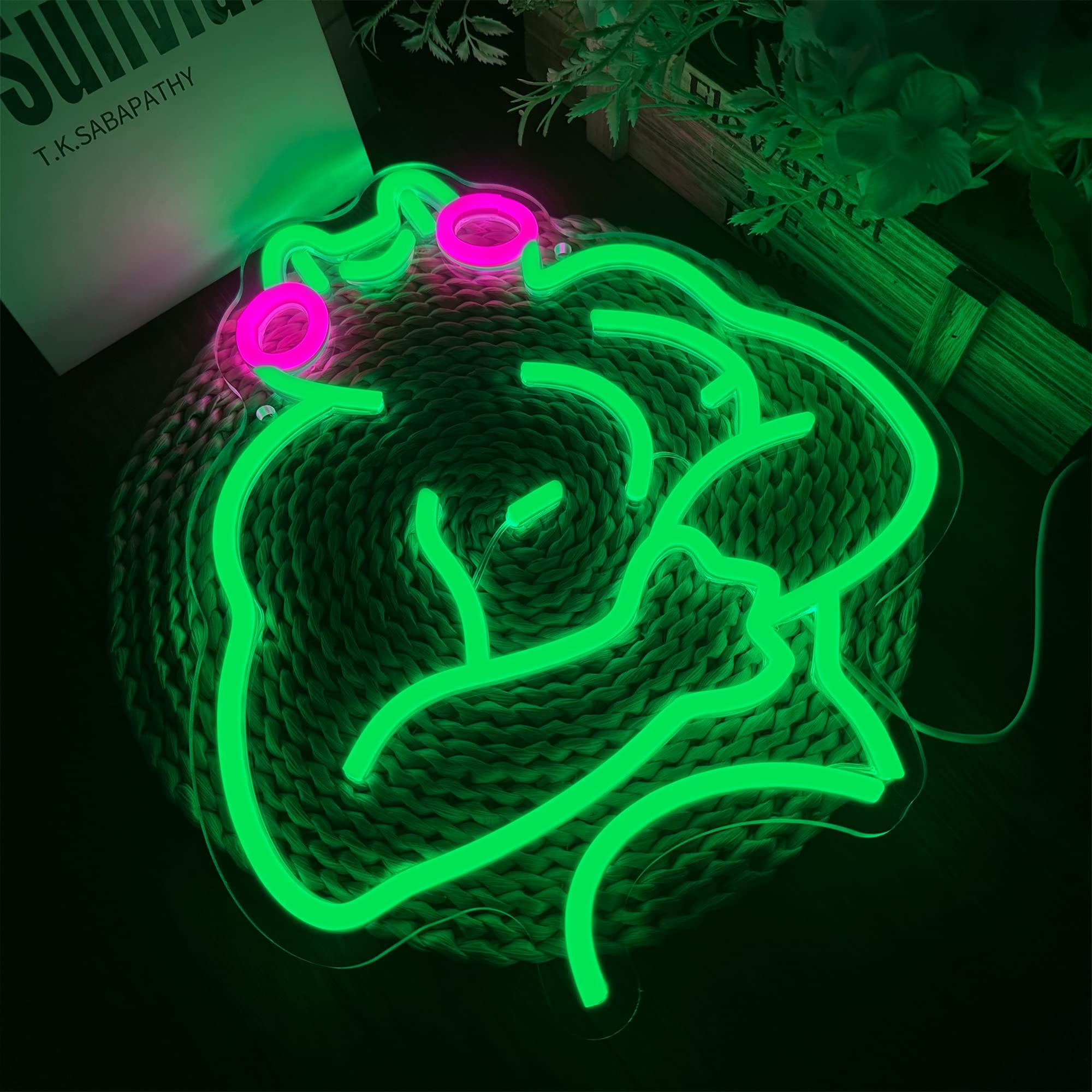 Fitness Frog Neon Sign LED Mus - Home Gym Neon Sign reseña y precio
