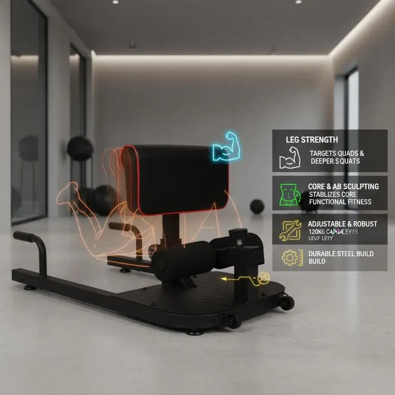 Squat Machine with Push Up Sta - Home Gym Hip Thrust Machine reseña y precio