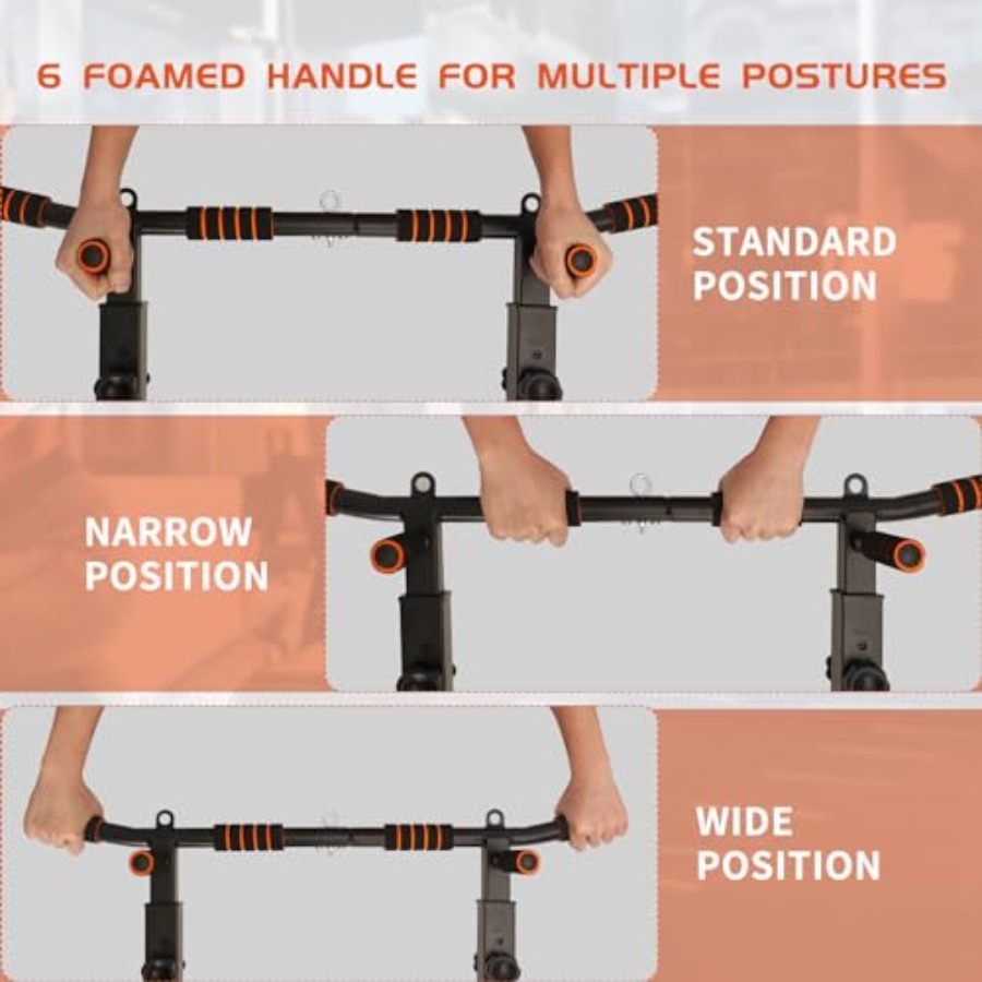 Wall Mounted Pull Up Bar Adjus - Home Gym Wall reseña y precio