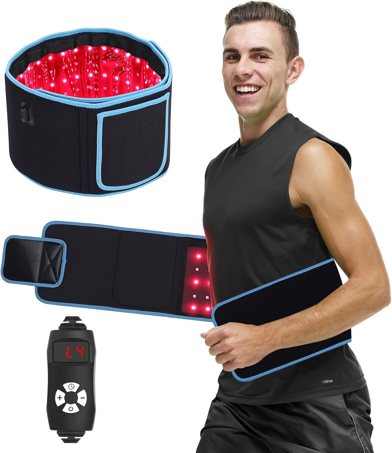 LED Phototherapy Massage Belt  - Weight Belt Lifting reseña y precio