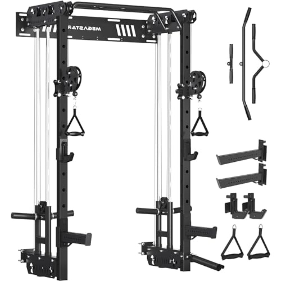 Power Cage Squat Rack Home Gym - Home Gym Wall reseña y precio