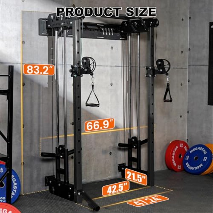 Power Cage Squat Rack Home Gym - Home Gym Wall reseña y precio