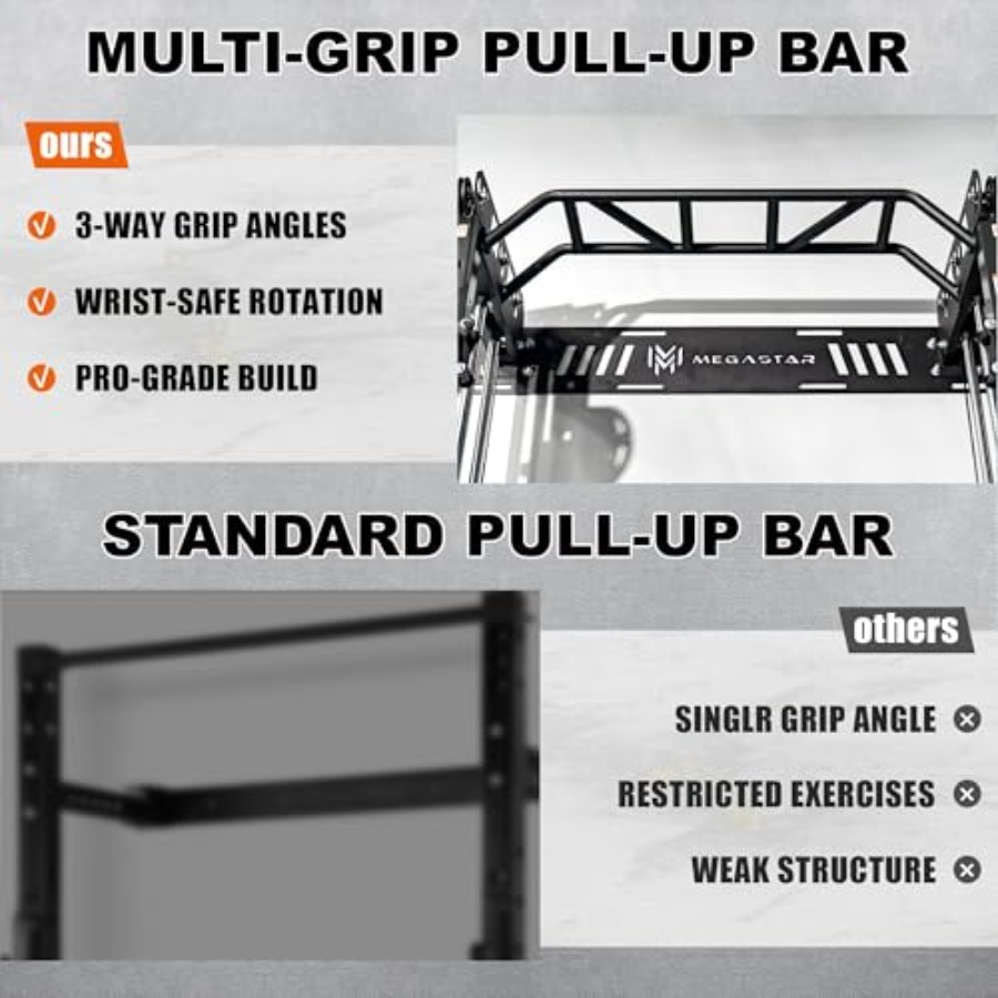 Power Cage Squat Rack Home Gym - Home Gym Wall reseña y precio