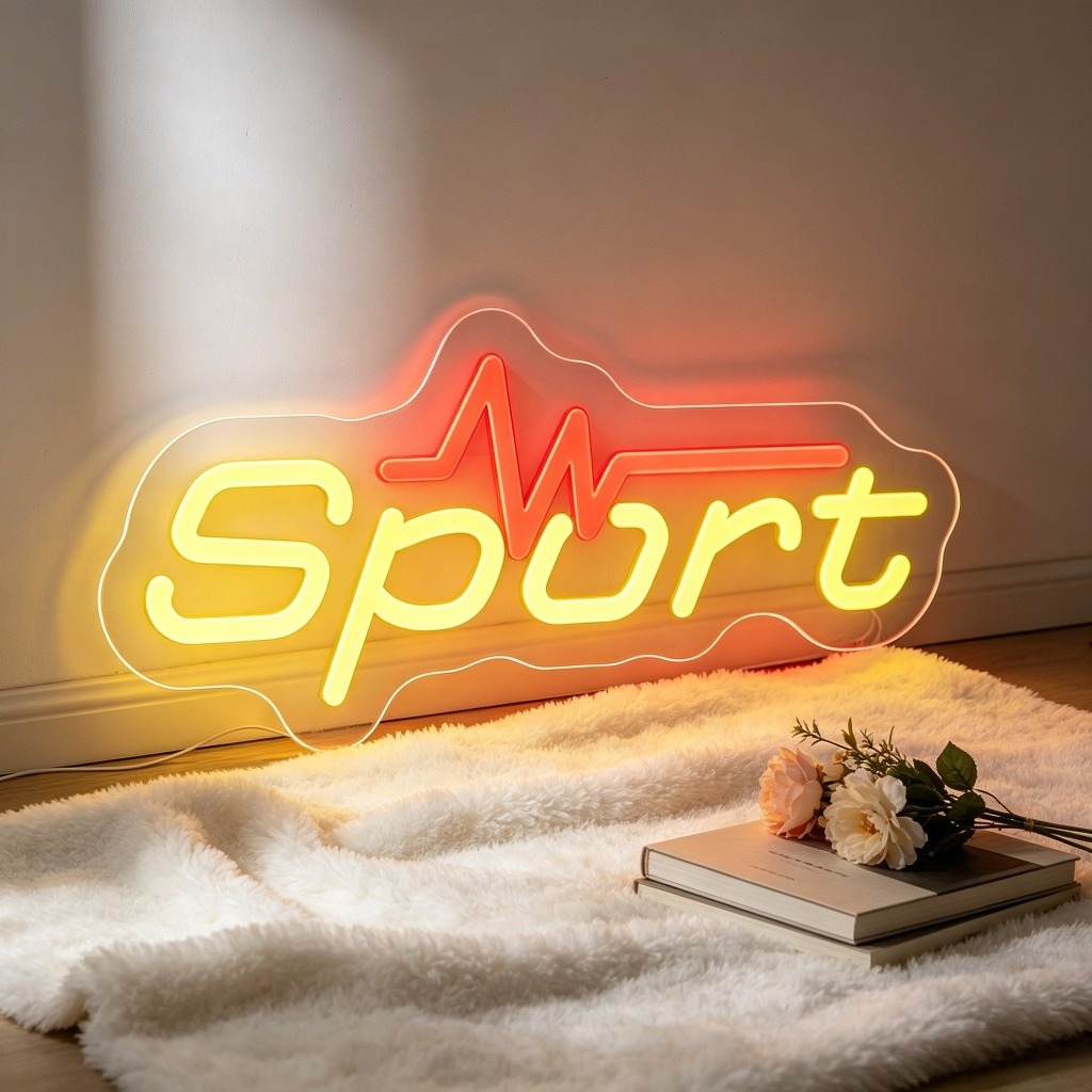 Sport Neon Sign LED USB Dimmab - Home Gym Neon Sign reseña y precio