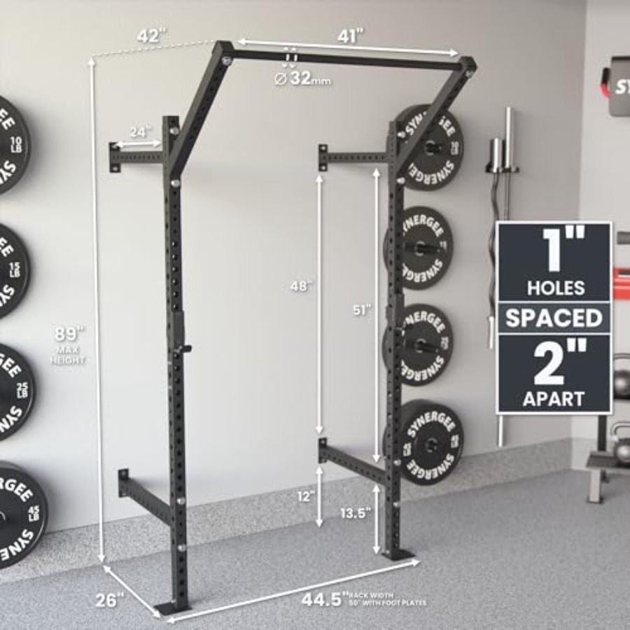 Wall Mounted Squat Rack for ho - Home Gym Wall reseña y precio