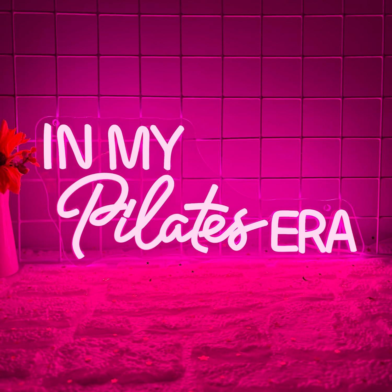 In My Pilates Era Neon Sign Di - Home Gym Neon Sign reseña y precio