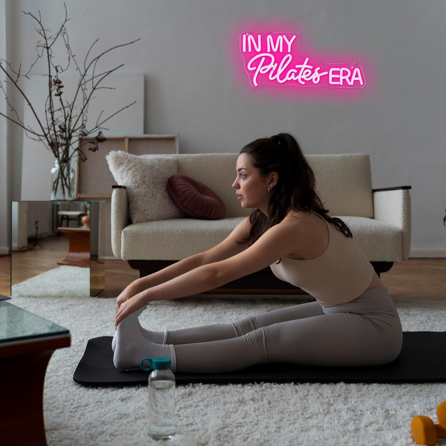 In My Pilates Era Neon Sign Di - Home Gym Neon Sign reseña y precio