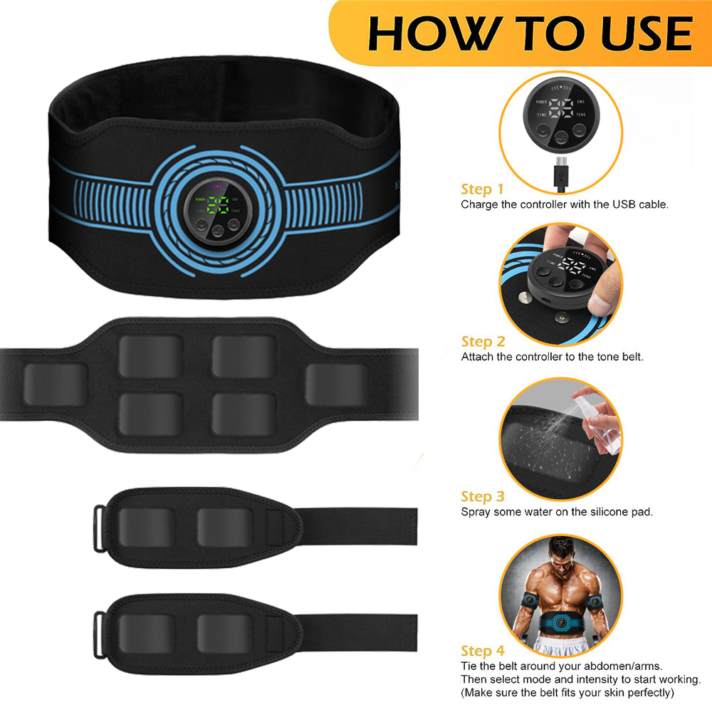 USB Rechargeable Abdominal Mus - Home Gym House reseña y precio