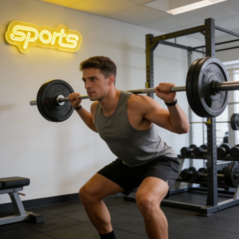 Sports Yellow LED Neon Light D - Home Gym Neon Sign reseña y precio