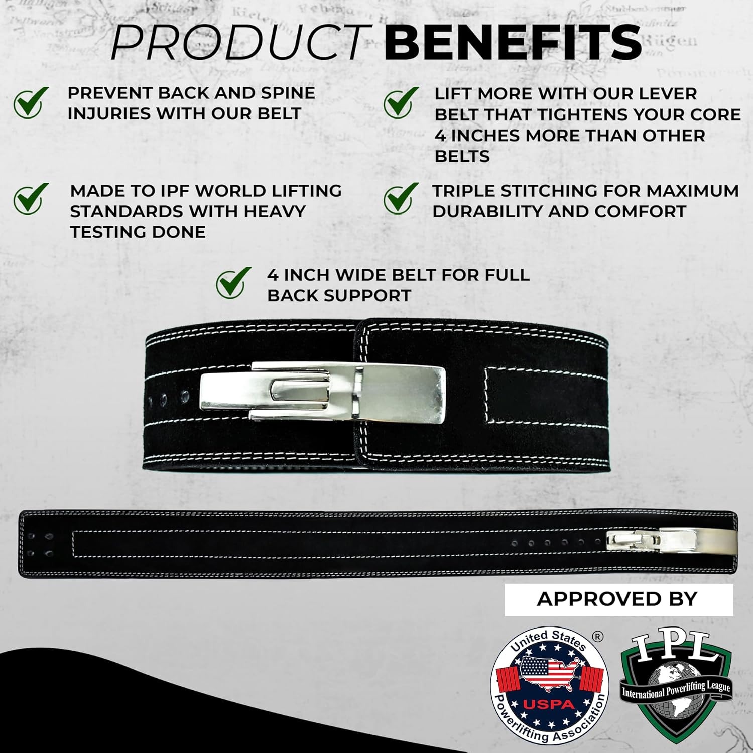 Leather Weight Lifting Belt fo - Weight Belt Lifting reseña y precio