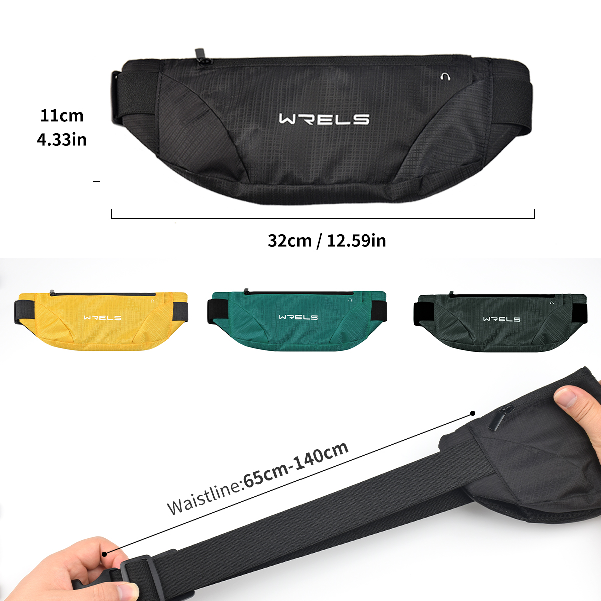 WRELS Waist Bag Running Bag Ou - Weight Belt Lifting reseña y precio