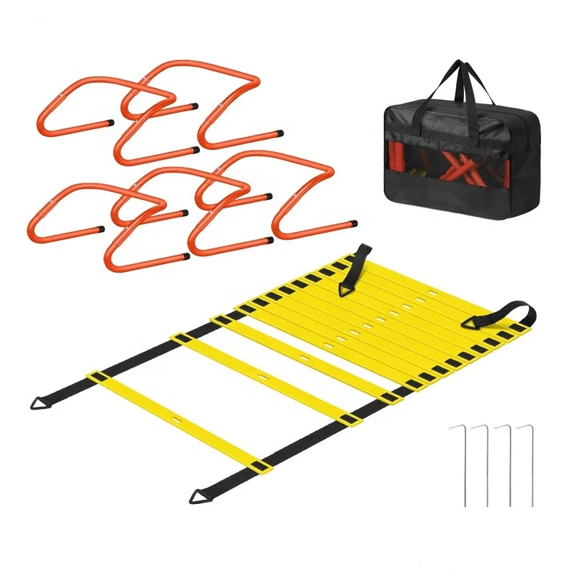Adjustable Agility Hurdle Ladd - Agility Ladder Speed reseña y precio