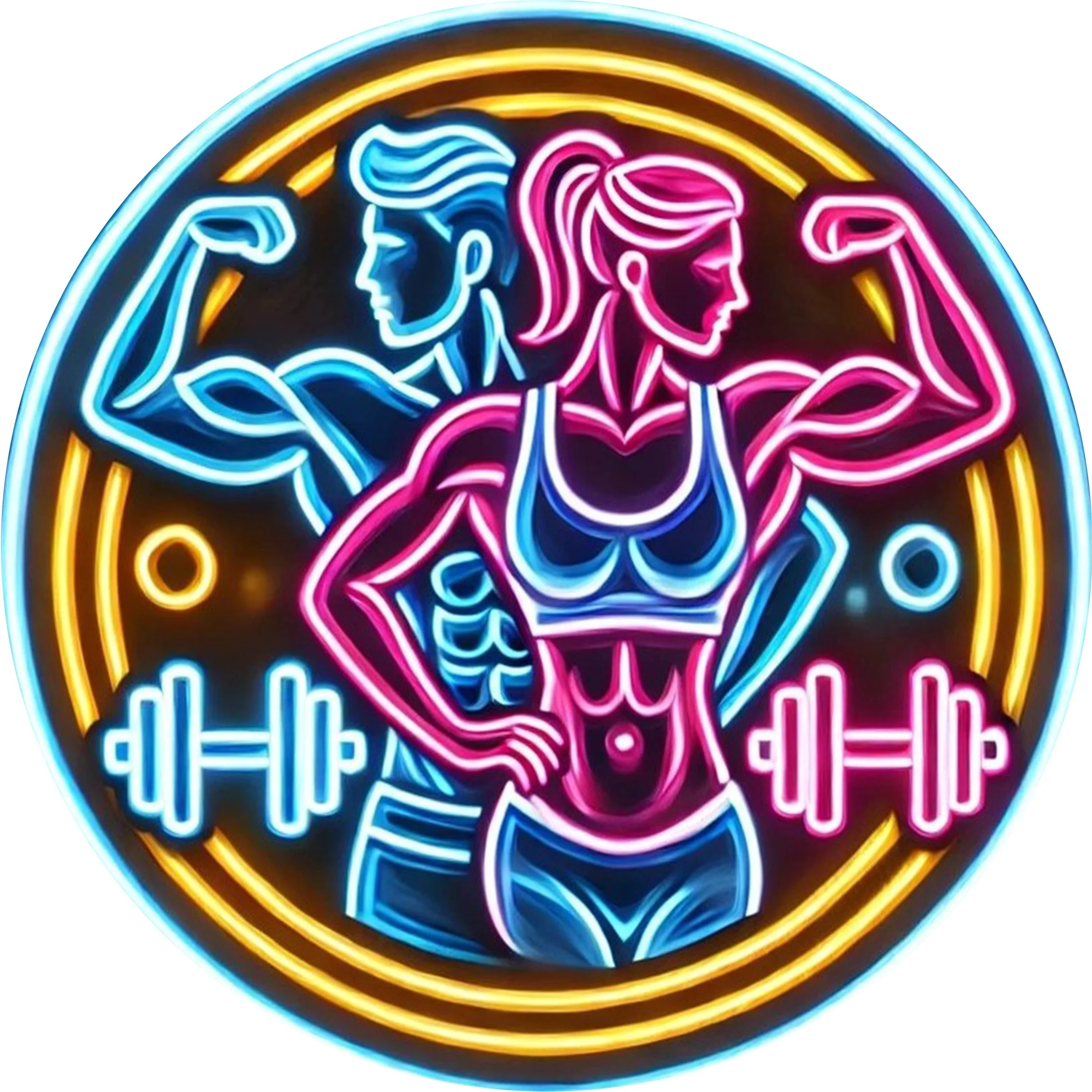 2D Metal Sign Fitness Gym Neon - Home Gym Neon Sign reseña y precio