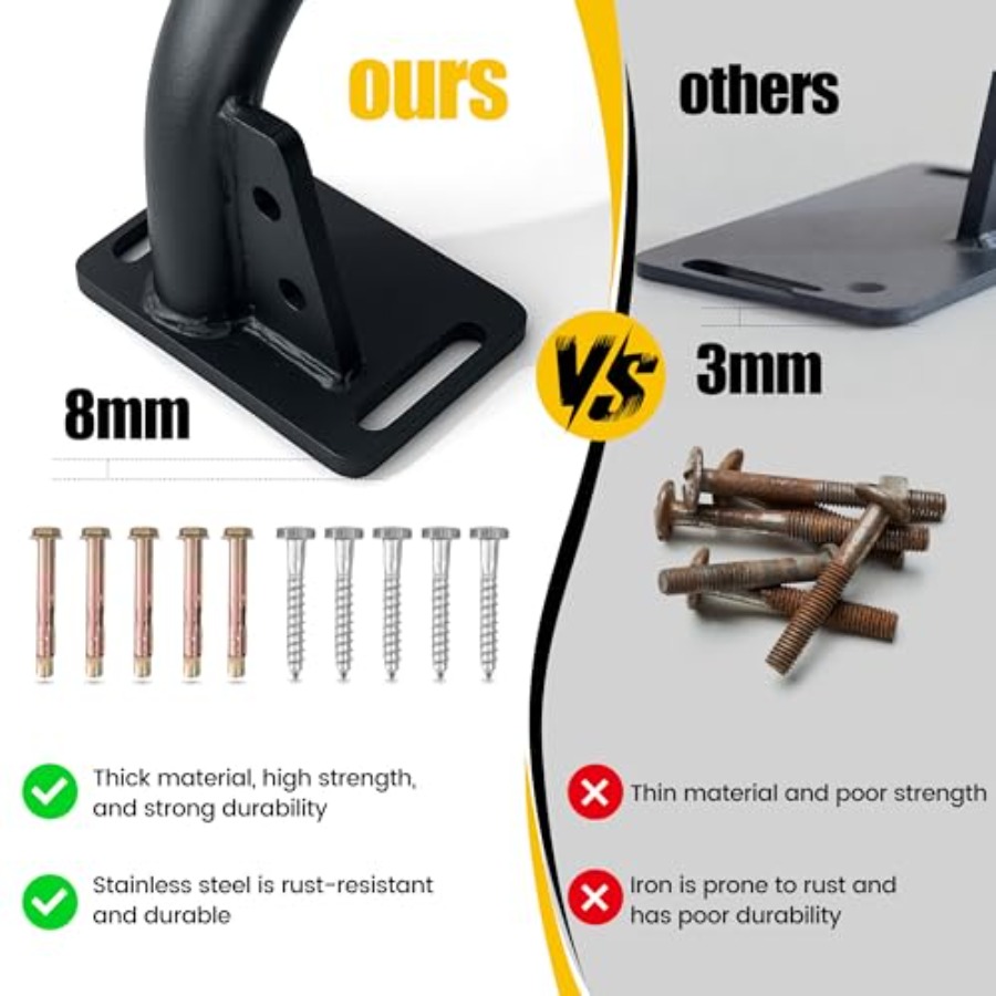 Heavy Duty Wall Mounted Pull U - Home Gym Wall reseña y precio