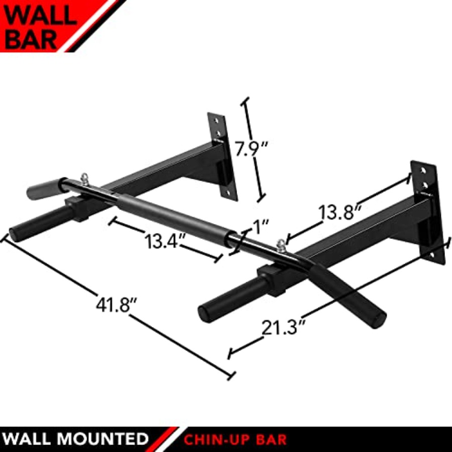 Wall Mounted Chin-Up Bar with  - Home Gym Wall reseña y precio