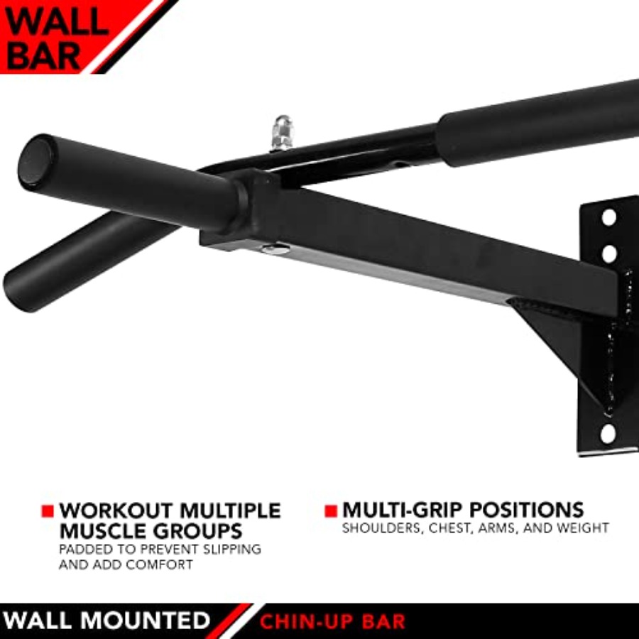 Wall Mounted Chin-Up Bar with  - Home Gym Wall reseña y precio