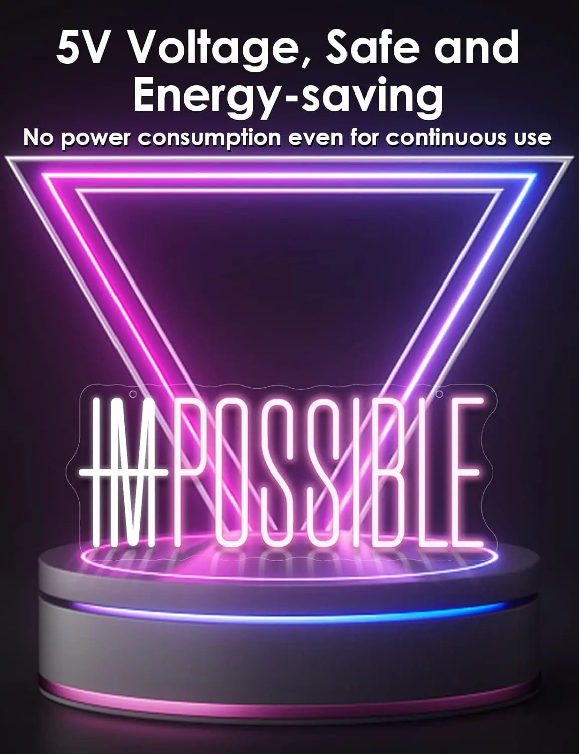 I'm Possible Neon Sign Party D - Home Gym Neon Sign reseña y precio