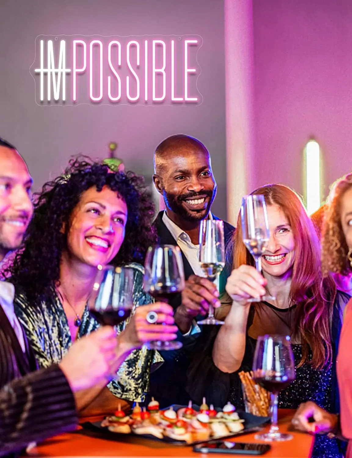I'm Possible Neon Sign Party D - Home Gym Neon Sign reseña y precio