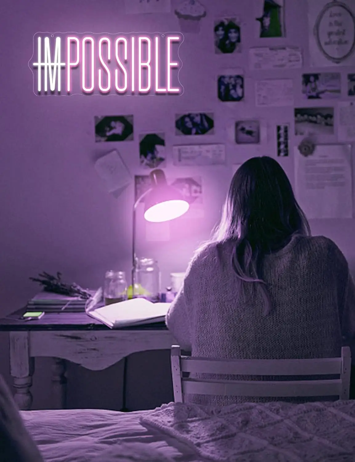 I'm Possible Neon Sign Party D - Home Gym Neon Sign reseña y precio