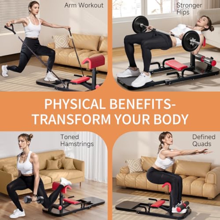 Hip Thrust Squat Machine for H - Home Gym Hip Thrust Machine reseña y precio