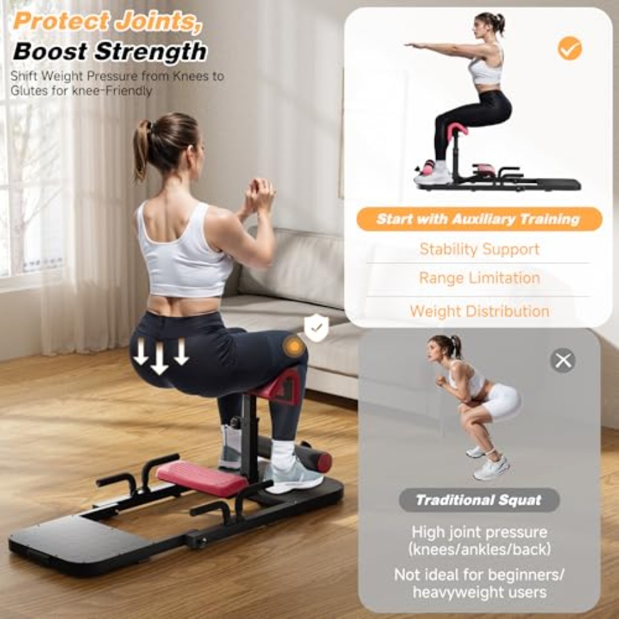 Hip Thrust Squat Machine for H - Home Gym Hip Thrust Machine reseña y precio