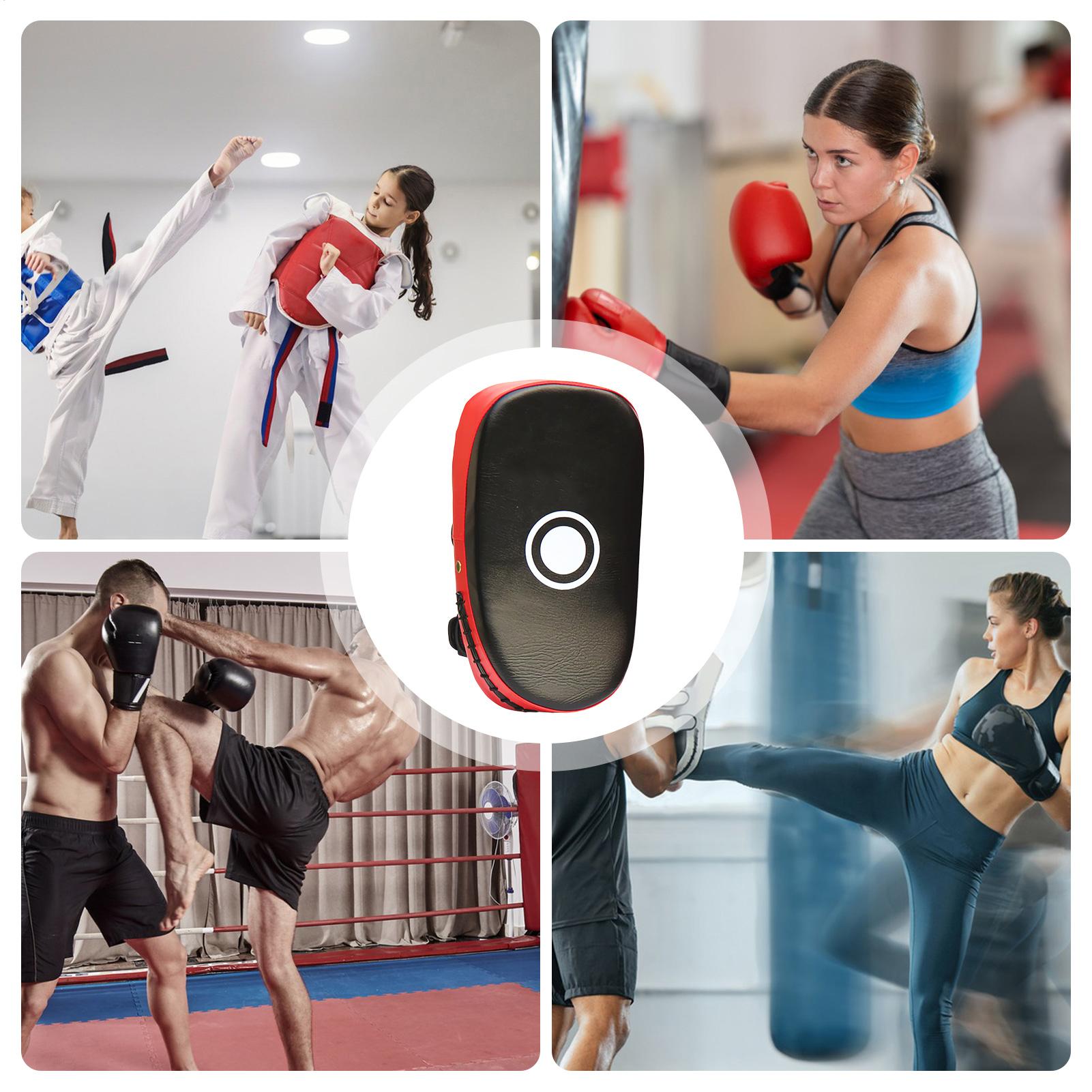 Boxing Pads PU Leather Curved  - Home Gym Equipment reseña y precio