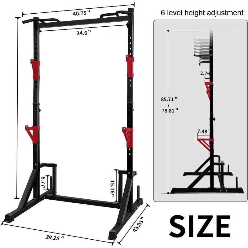 CANPA Multifunction Power Rack - Home Gym Equipment reseña y precio