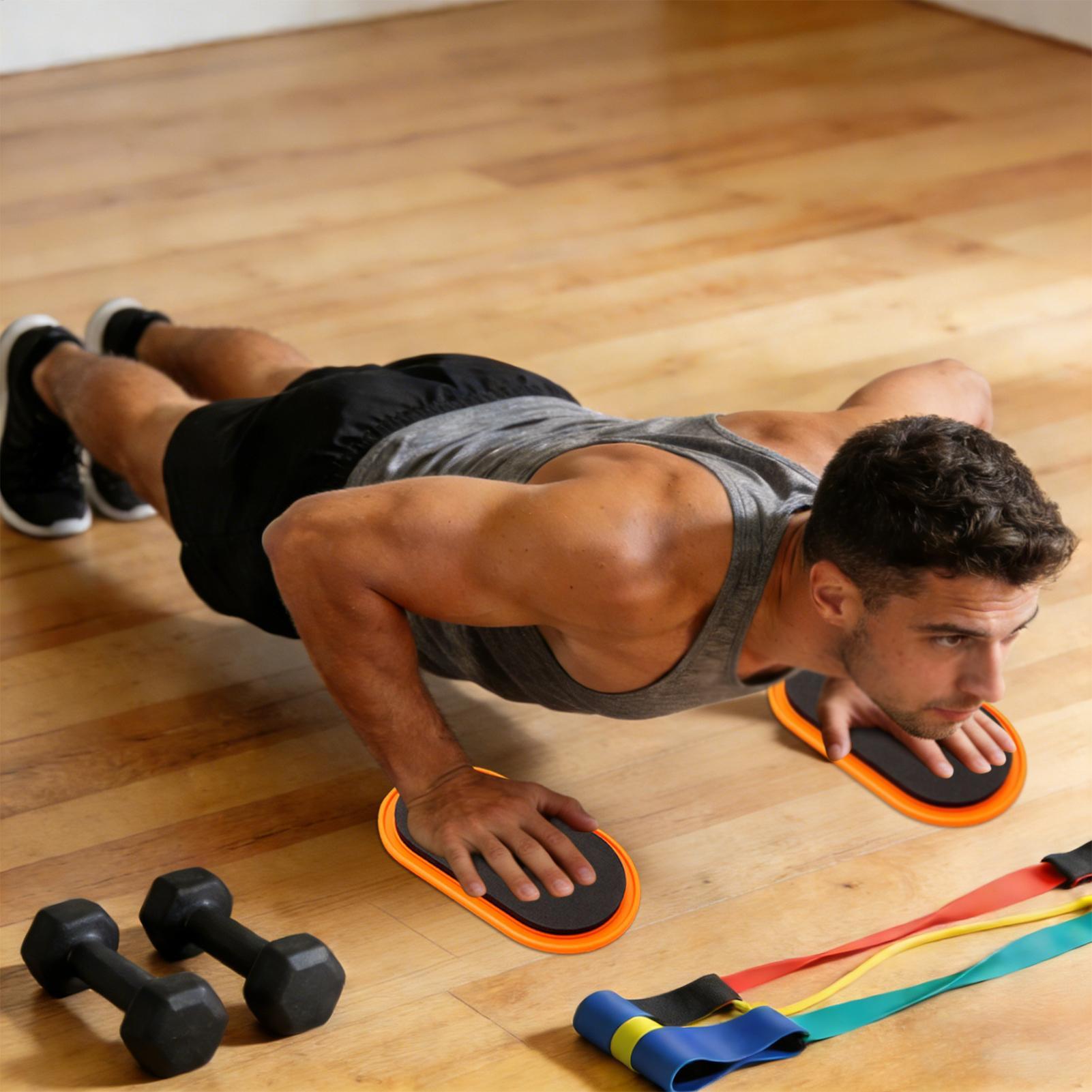Core Sliders Oval Shape Workou - Home Gym Equipment reseña y precio