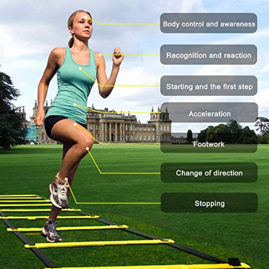 Adjustable Speed Training Hurd - Agility Ladder Speed reseña y precio