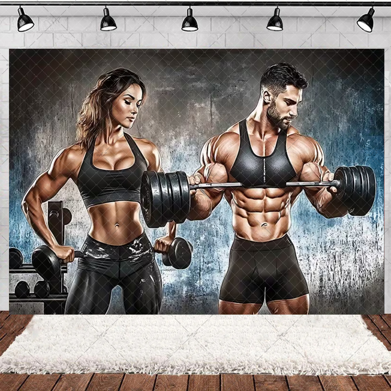 Fitness Weightlifting Gym Them - Home Gym House reseña y precio