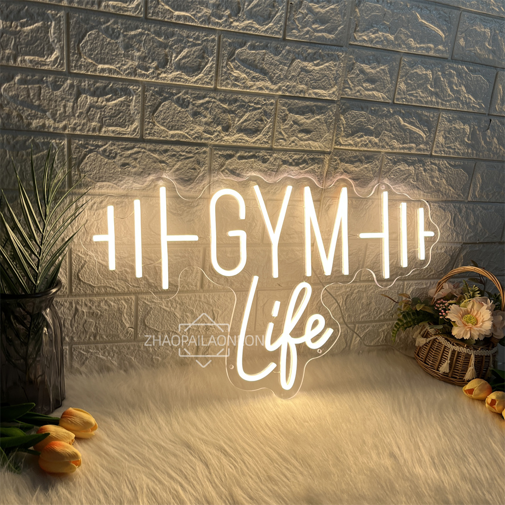 Dumbbell GYM Neon Signs for Wa - Home Gym Neon Sign reseña y precio