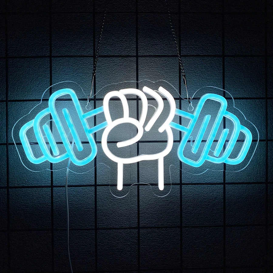 Fitness Series Accessories for - Home Gym Neon Sign reseña y precio