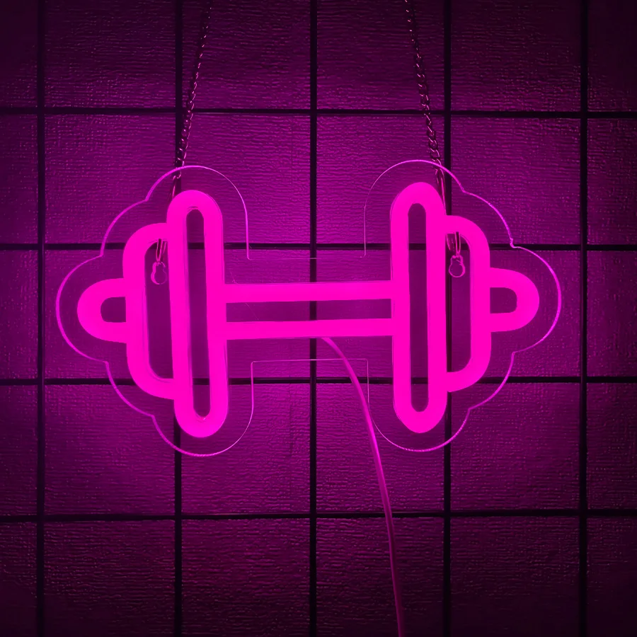 Fitness Series Accessories for - Home Gym Neon Sign reseña y precio