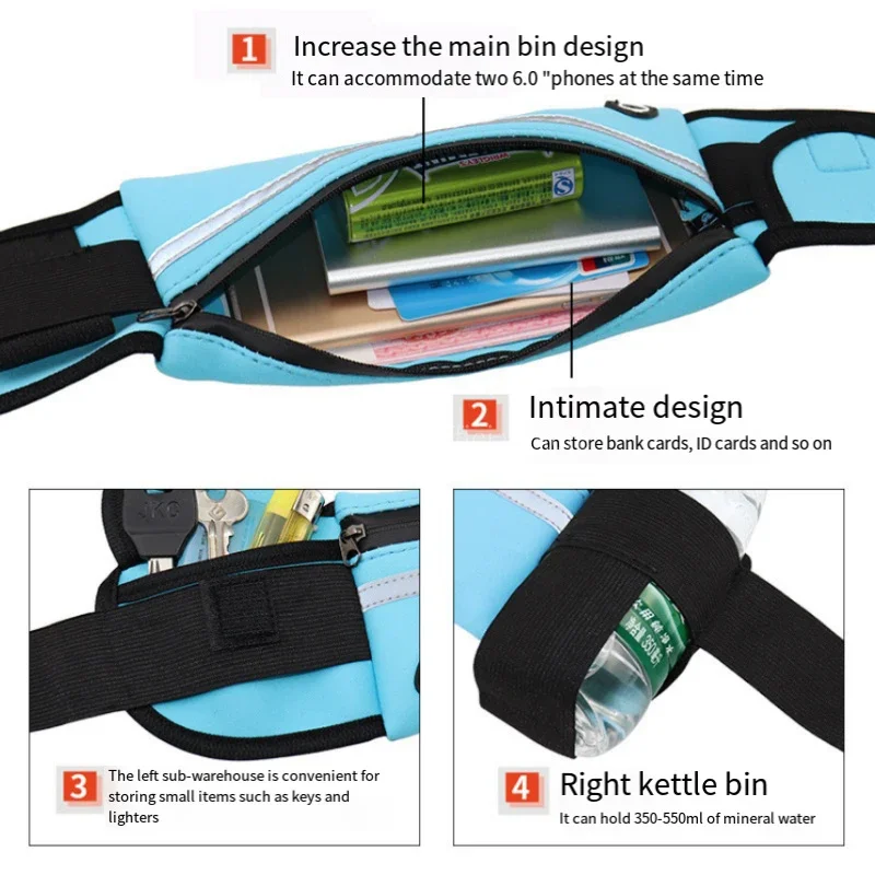 1pc Running Bag Women Waist ba - Weight Belt Lifting reseña y precio