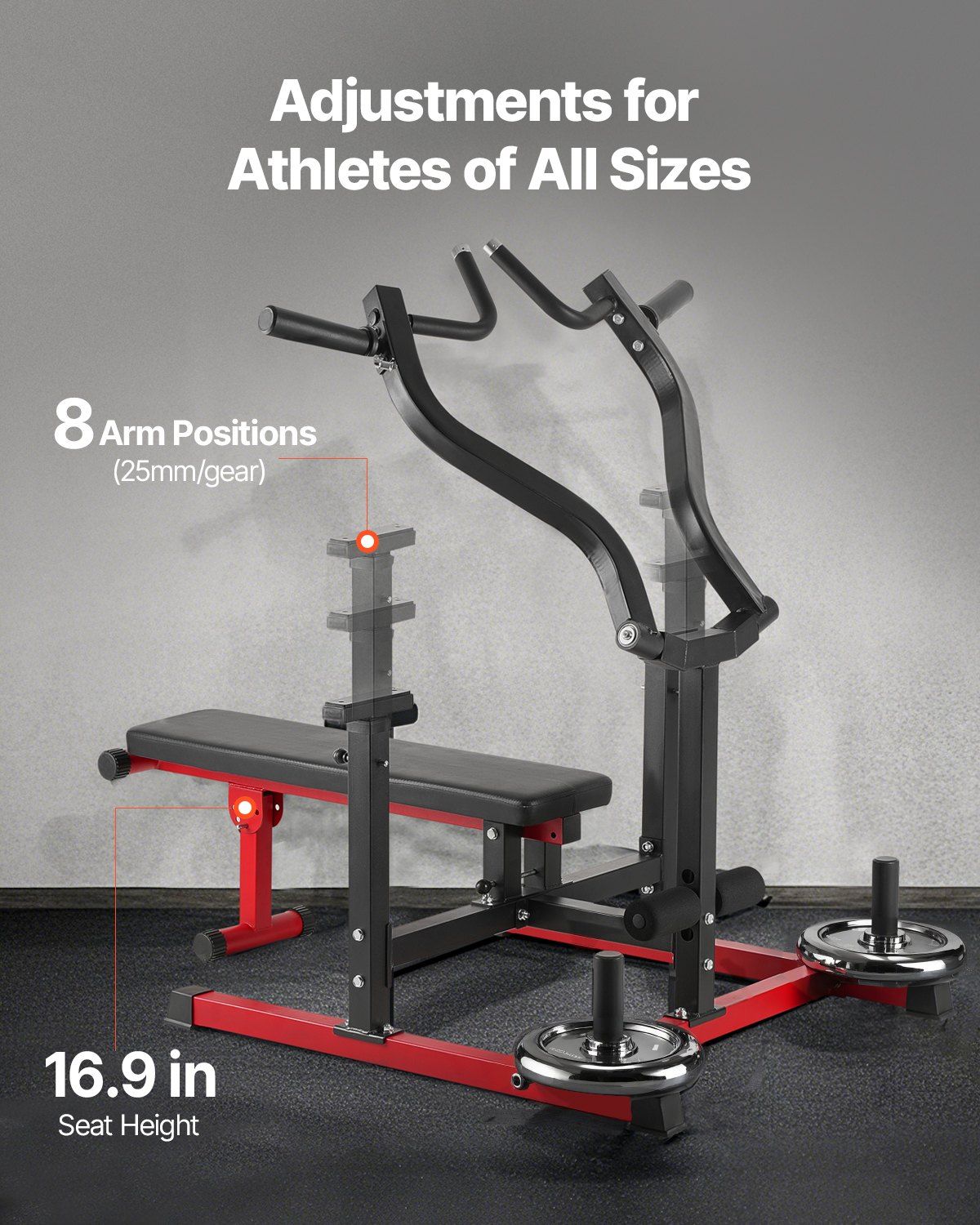 Chest Press Machine, 450 LBS B - Home Gym Equipment reseña y precio